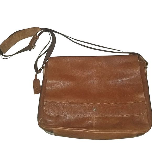 Genuine💥Leather Messenger Or Briefcase - Picture 1 of 12